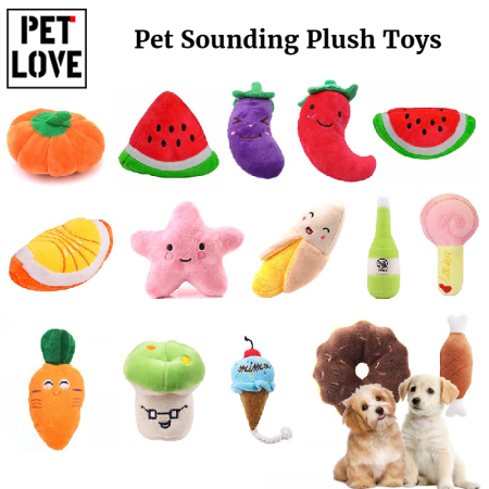 Interactive Plush Chew Toy for Dogs - Pet Supply Accessory