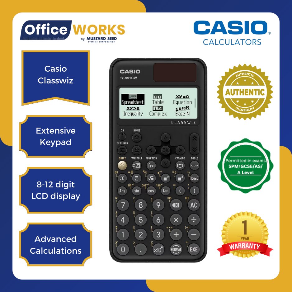 Casio discount calculator officeworks