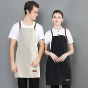 Waterproof Canvas Apron with Pockets - Chef's Choice