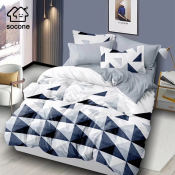 Socone Queen Size 3IN1 Bedsheet Set with Elegant Design