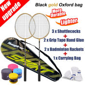 "Original Badminton Racket Set with Shuttlecocks and Grip Tape"