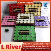 High-Quality Unscented Tea Light Candles - 50pcs by 