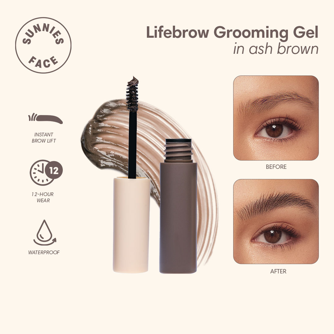 Discount on Sunnies Face  shoes - SKU: Sunnies Face Lifebrow Grooming Gel [Flexible Sculpting Grooming Gel] (Ash Brown)