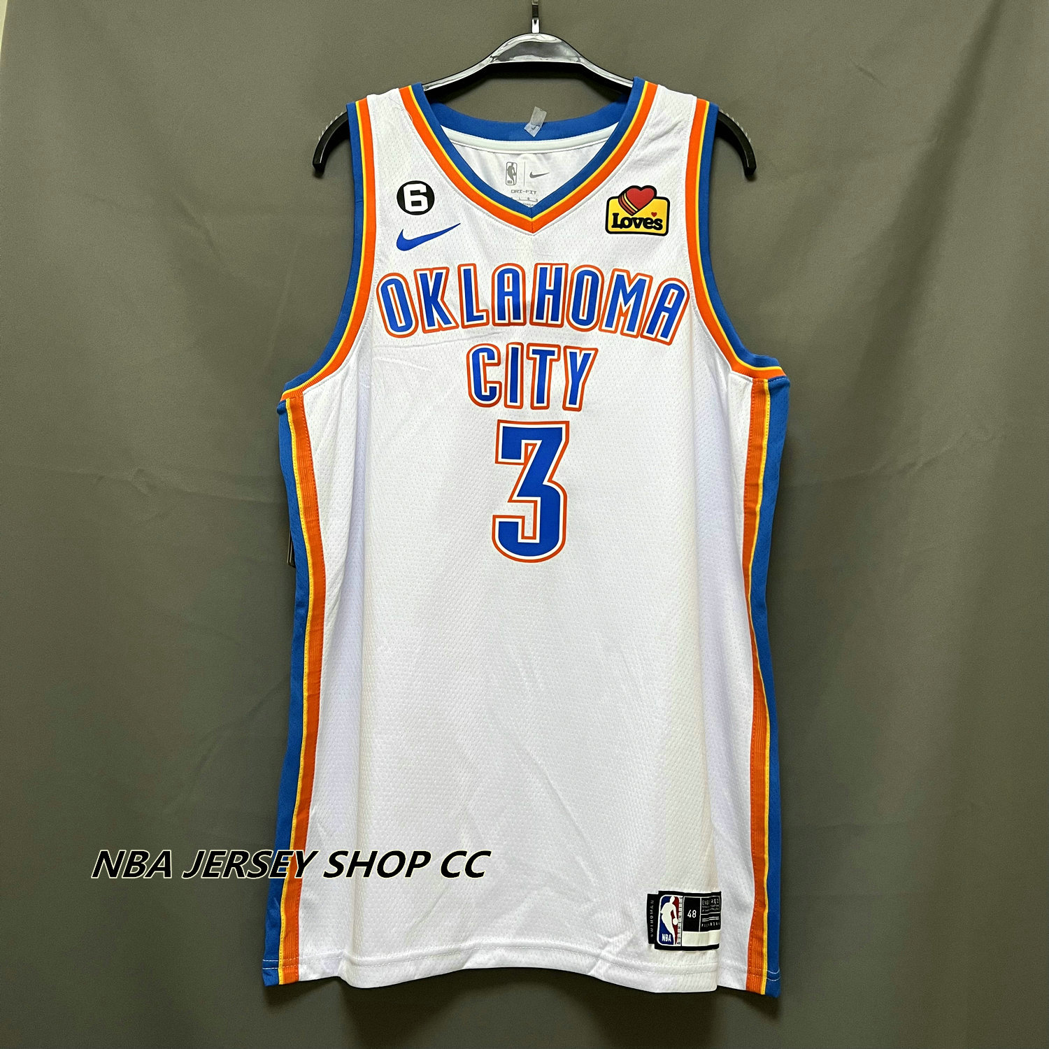 Shai Gilgeous-Alexander Oklahoma City Thunder 2023 City Jersey Bobblehead Officially Licensed by NBA