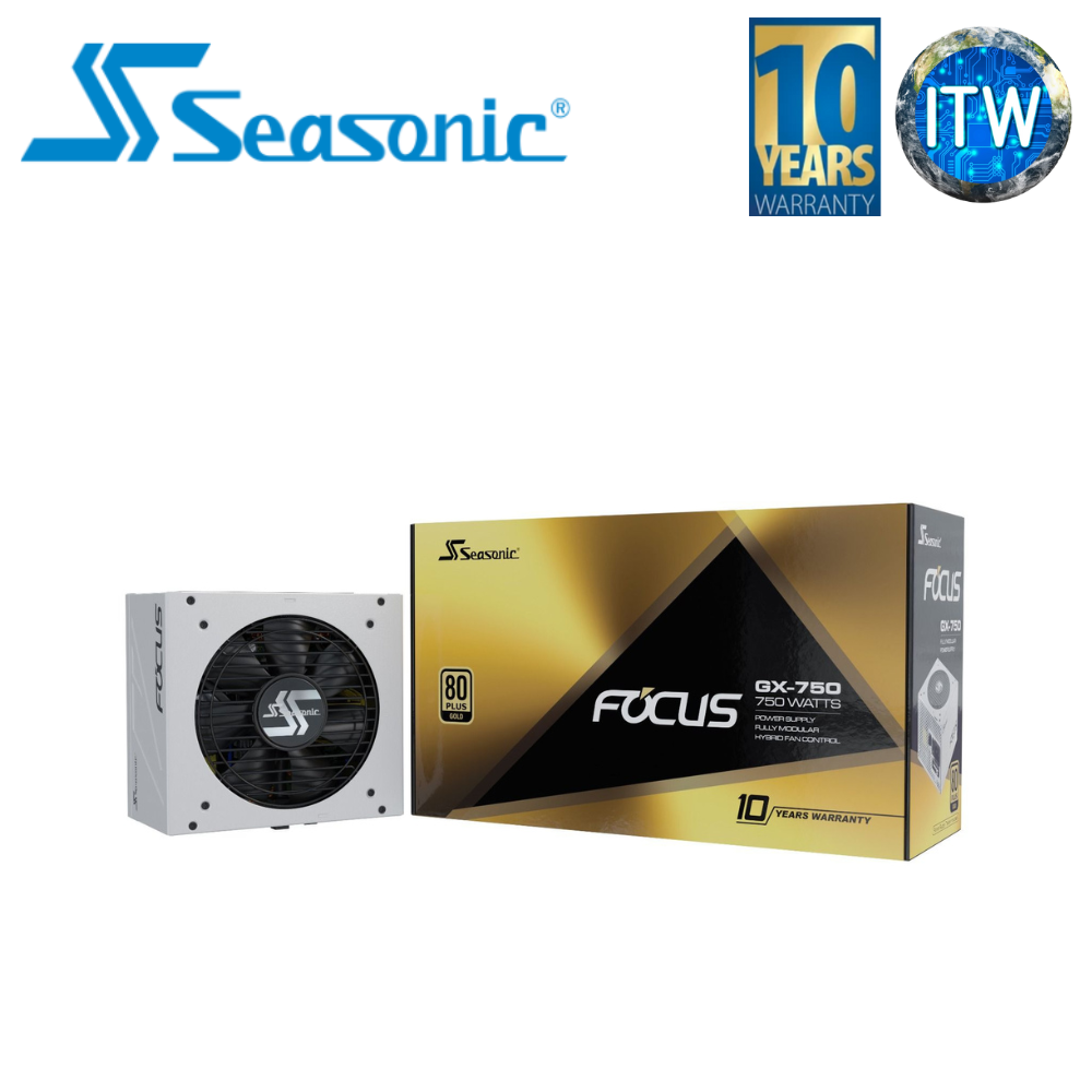 Seasonic FOCUS GM-850 850W 80+ Gold Semi-Modular ATX Power Supply