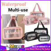 Waterproof Transparent Travel Makeup Bag - mama