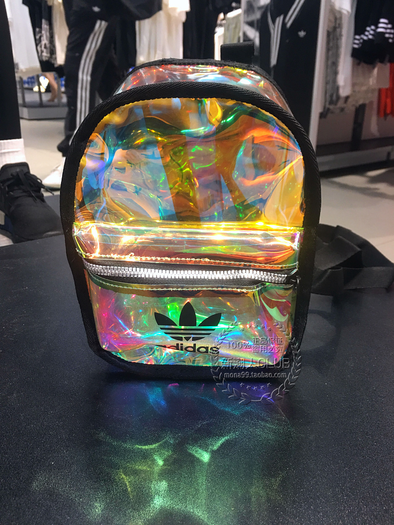 Mickey Transparent Waterproof Sling Bag in White Adidas, Women's Fashion,  Bags & Wallets, Cross-body Bags on Carousell