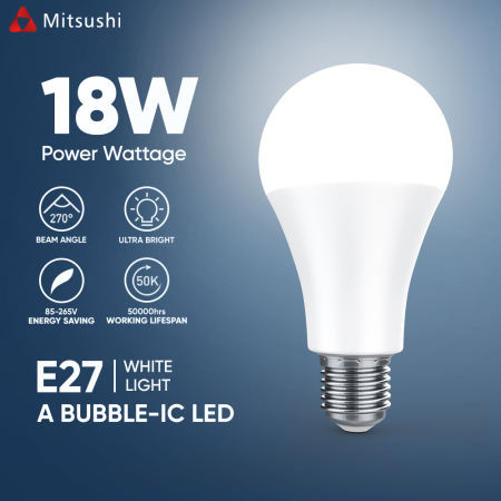 Mitsushi High Power LED Bulbs: 5W to 18W Options