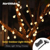 Northhike Solar Waterproof String Lights - 8 Modes, Outdoor Decor