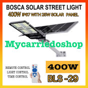 BOSCA Solar Street Light with 3-Year Warranty and Remote Control