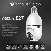 V380 Pro Bulb-Camera: HD IP Surveillance for Indoor Security