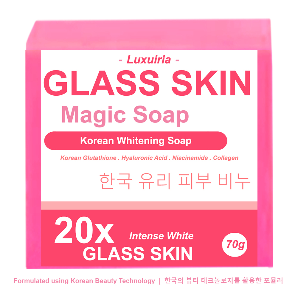 Luxuiria Korean Glass Skin Magic Soap with Collagen - Korean Whitening Milk Soap with Korean Glutathione, Hyaluronic Acid, Collagen Booster and Niacinamide 70g | Lazada PH Luxuiria Korean Glass Skin Magic Soap with Collagen - Korean Whitening Milk Soap with Korean Glutathione, Hyaluronic Acid, Collagen Booster and Niacinamide 70g | Lazada PH