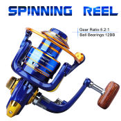 Powerful Metal Spinning Reel, 5.2:1 Gear Ratio, 12BB