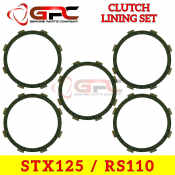 GPC Clutch Lining Set for STX125, RS110