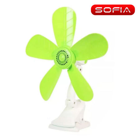 Sofia  5 Leaves Portable Clip Electric Fan