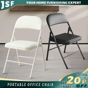 JSF Folding Conference Chair with Backrest - Portable Office Chair