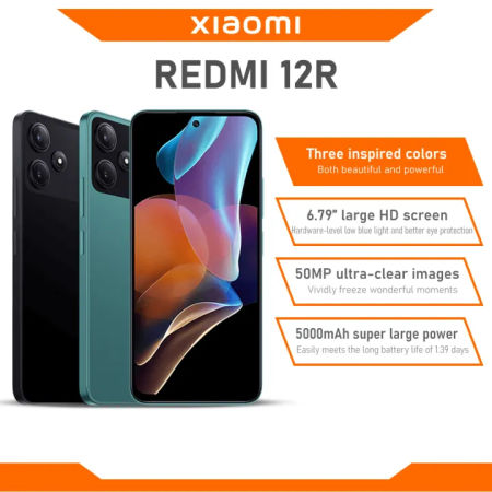 Xiaomi Redmi 12R 5G Smartphone: Powerful, Long-lasting, High-quality