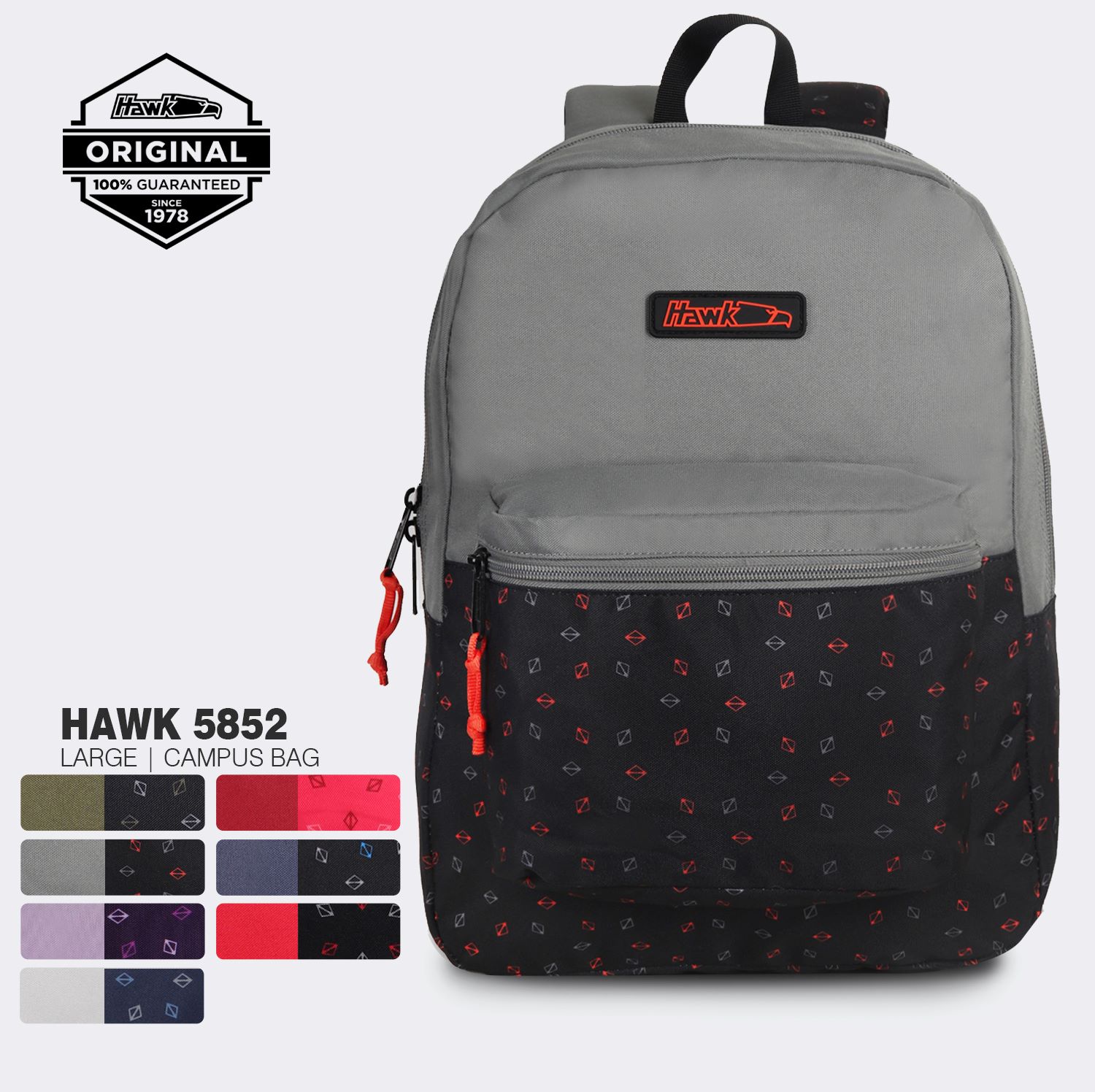 Hawk 5453 Backpack with VIRUPRO Anti-microbial Protection Lazada