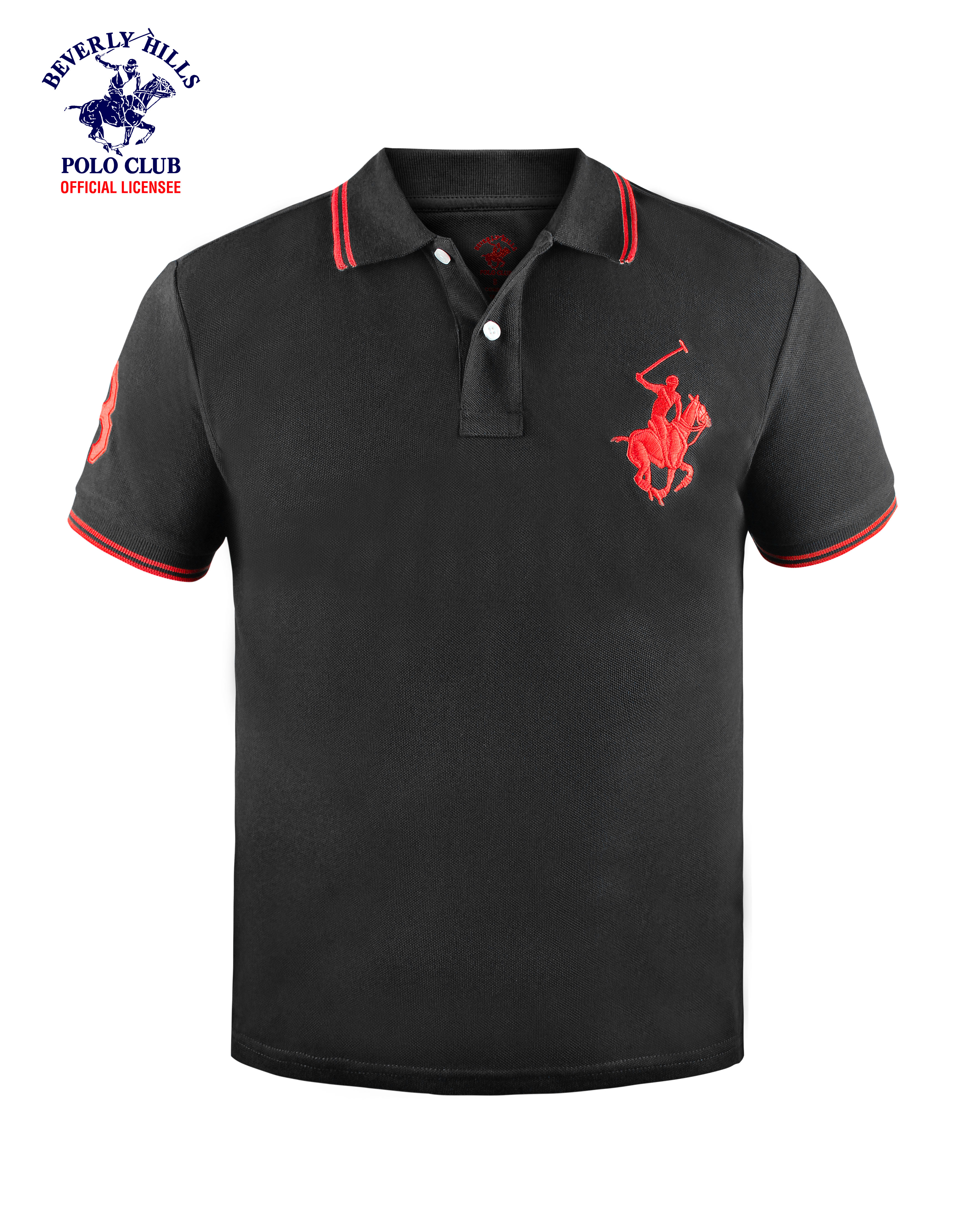 Beverly hills polo club black shirt best sale