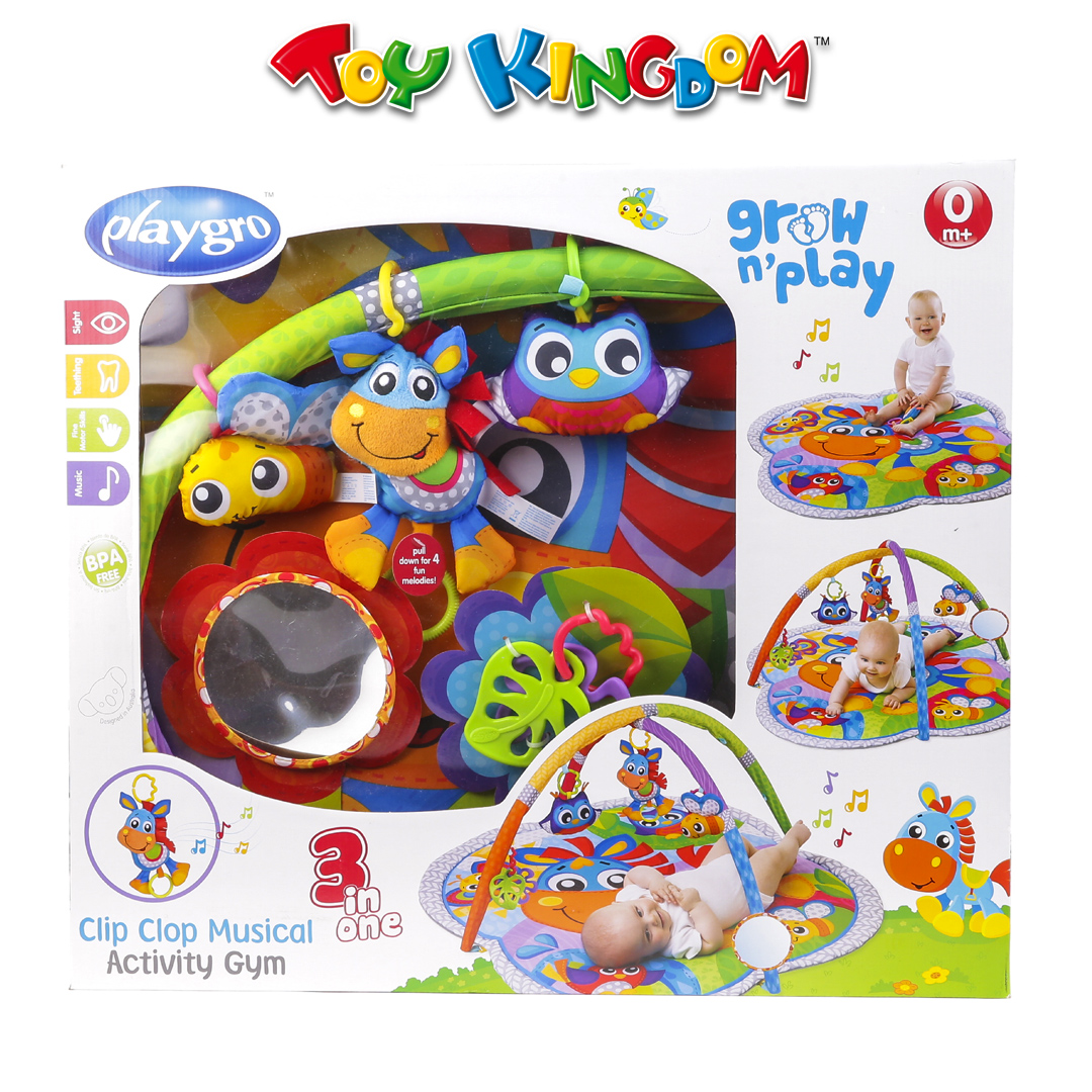 playgro clip clop musical activity gym