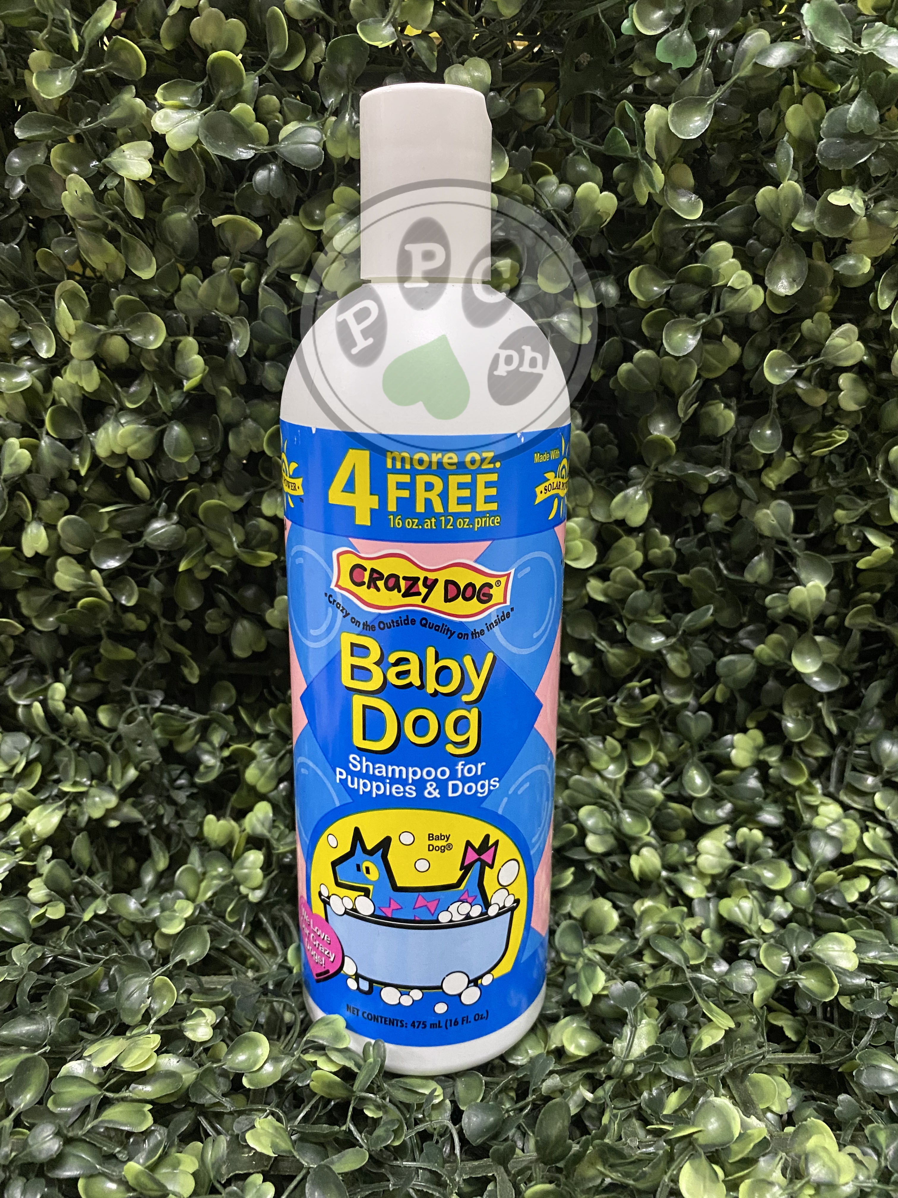 Crazy dog shop baby dog shampoo