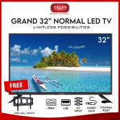 Grand 32 "normal digital LED TV with free wall mount