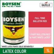 Boysen Latex Color Full Tone Toluidine Red - 1L