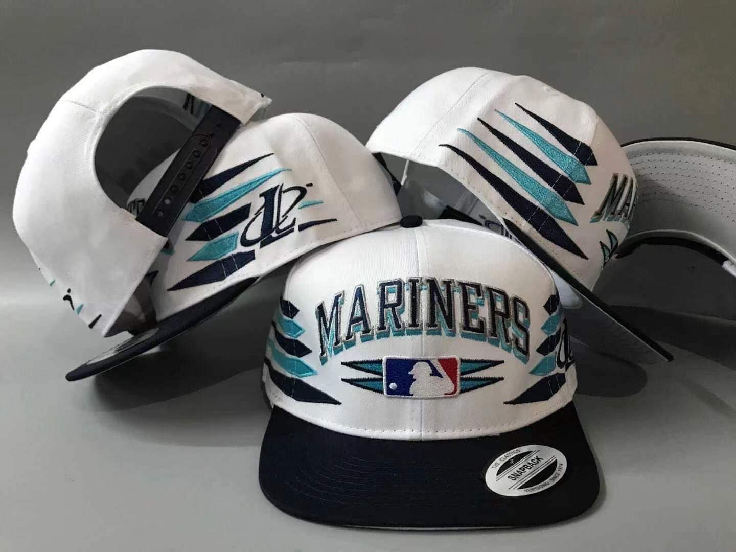 Vintage Seattle Mariners Snapback Hat Embroidered