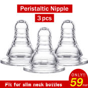 Pigeon Slim Neck Bottle Replacement Nipples (3pcs)