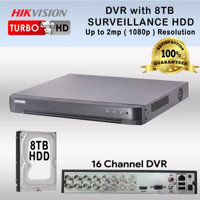 HIKVISION TURBO HD DVR 16 CHANNEL with or w/o HDD Hard Disk (500GB, 1TB, 2TB) up to 2mp(1080p) (3)