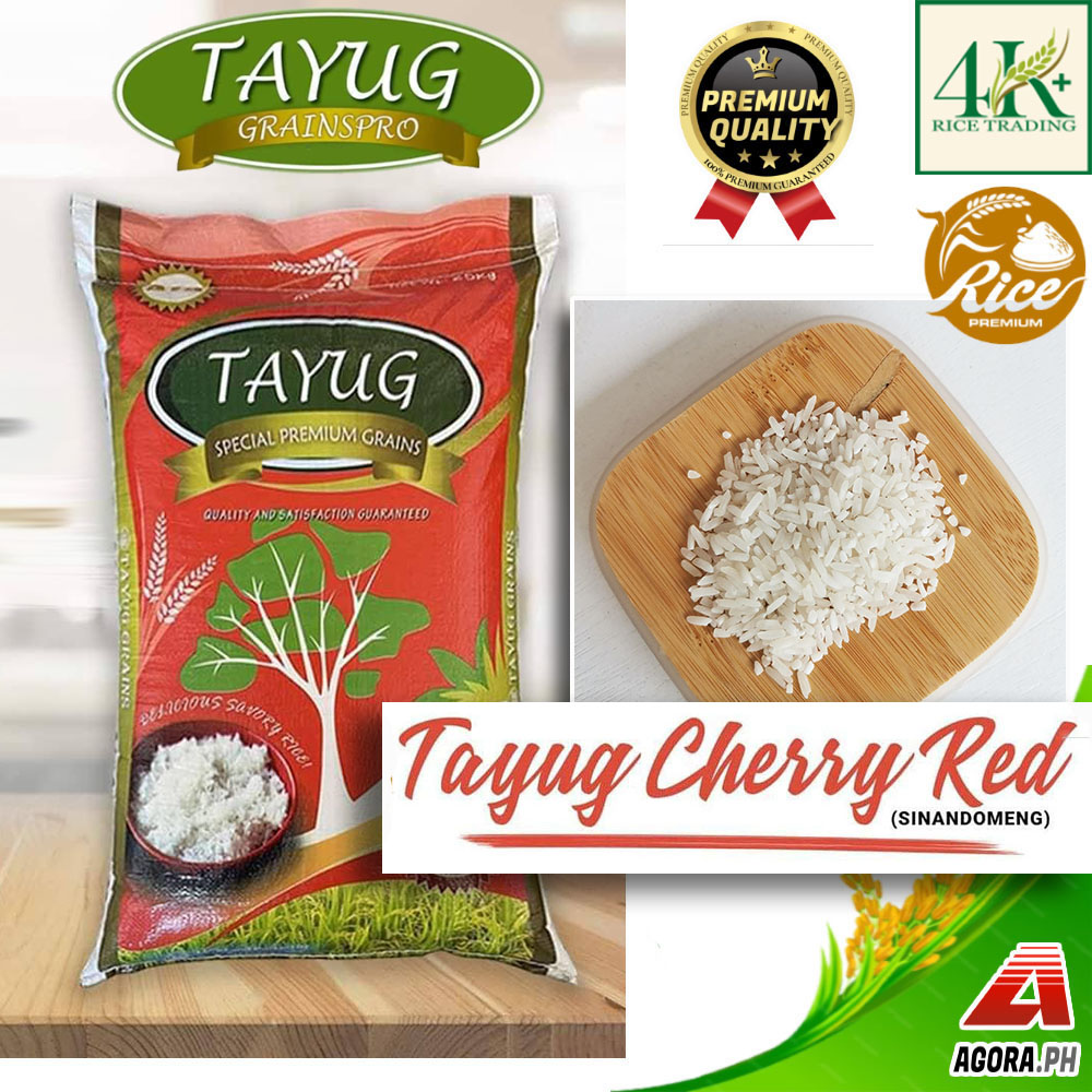 AP Tayug Cherry Red Sinandomeng Rice - Multiple Sizes Available