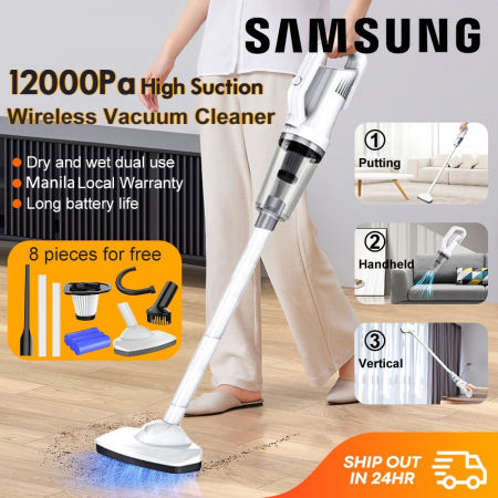 Samsung Cordless Wet/Dry Vacuum Cleaner - Portable, Strong Suction