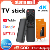Chromecast Android TV Stick 4K with Wi-Fi Remote for all TVs
