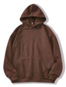 Plain Cotton Unisex Hoodie Jacket - High Quality, No Zipper