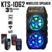 KTS Bluetooth Karaoke Speaker with Free Mic and Flash Lights