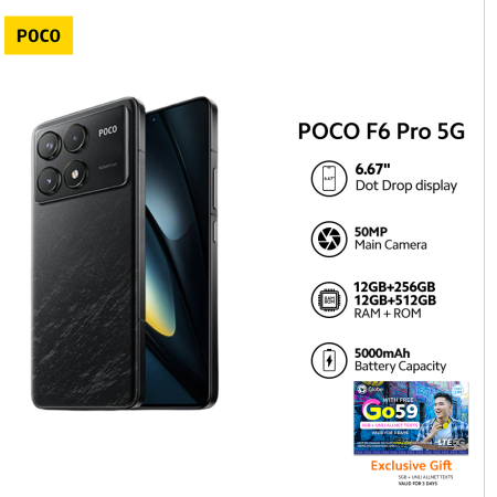 POCO F6 Pro - Snapdragon 8 Gen 2 with HyperOS