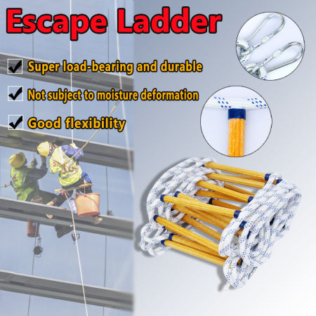 Resin Rope Ladder for Home and Outdoor Safety - 