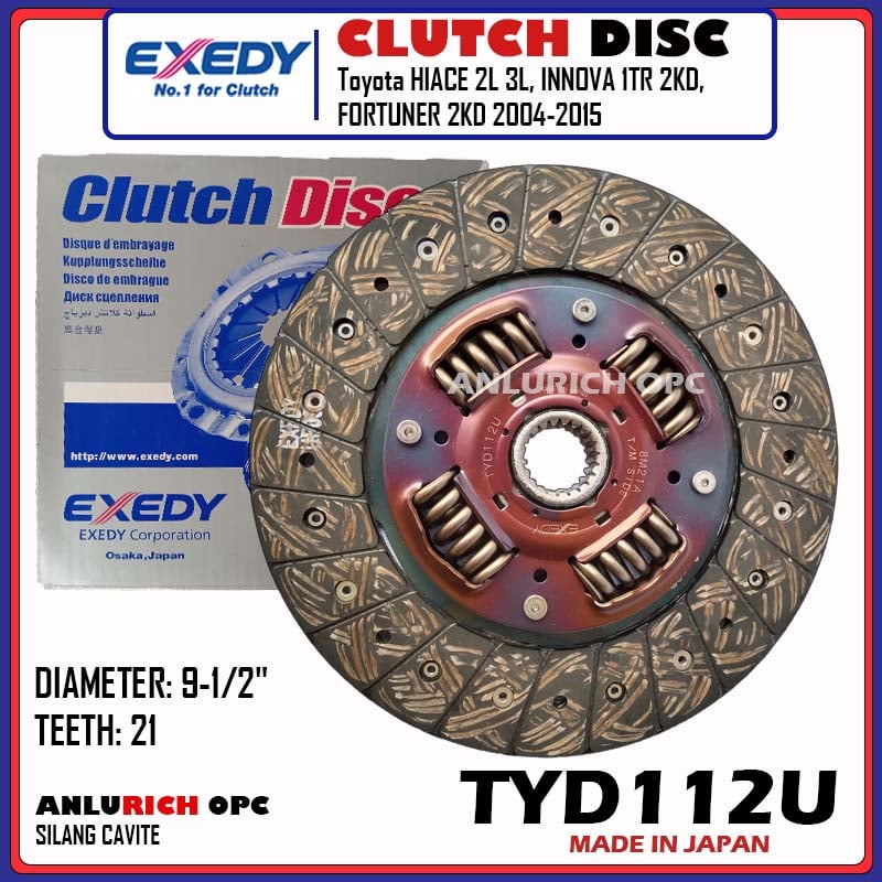 EXEDY CLUTCH DISC (9-1/2