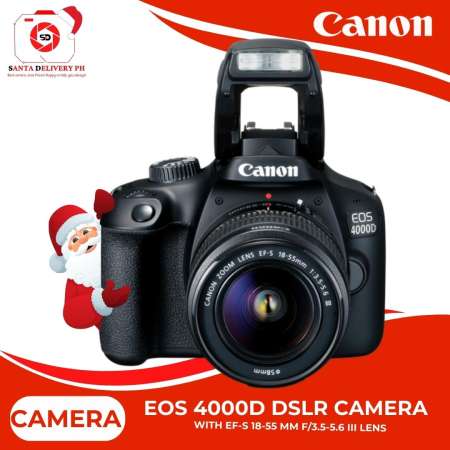 Canon EOS 4000D DSLR Camera with 18-55mm Lens