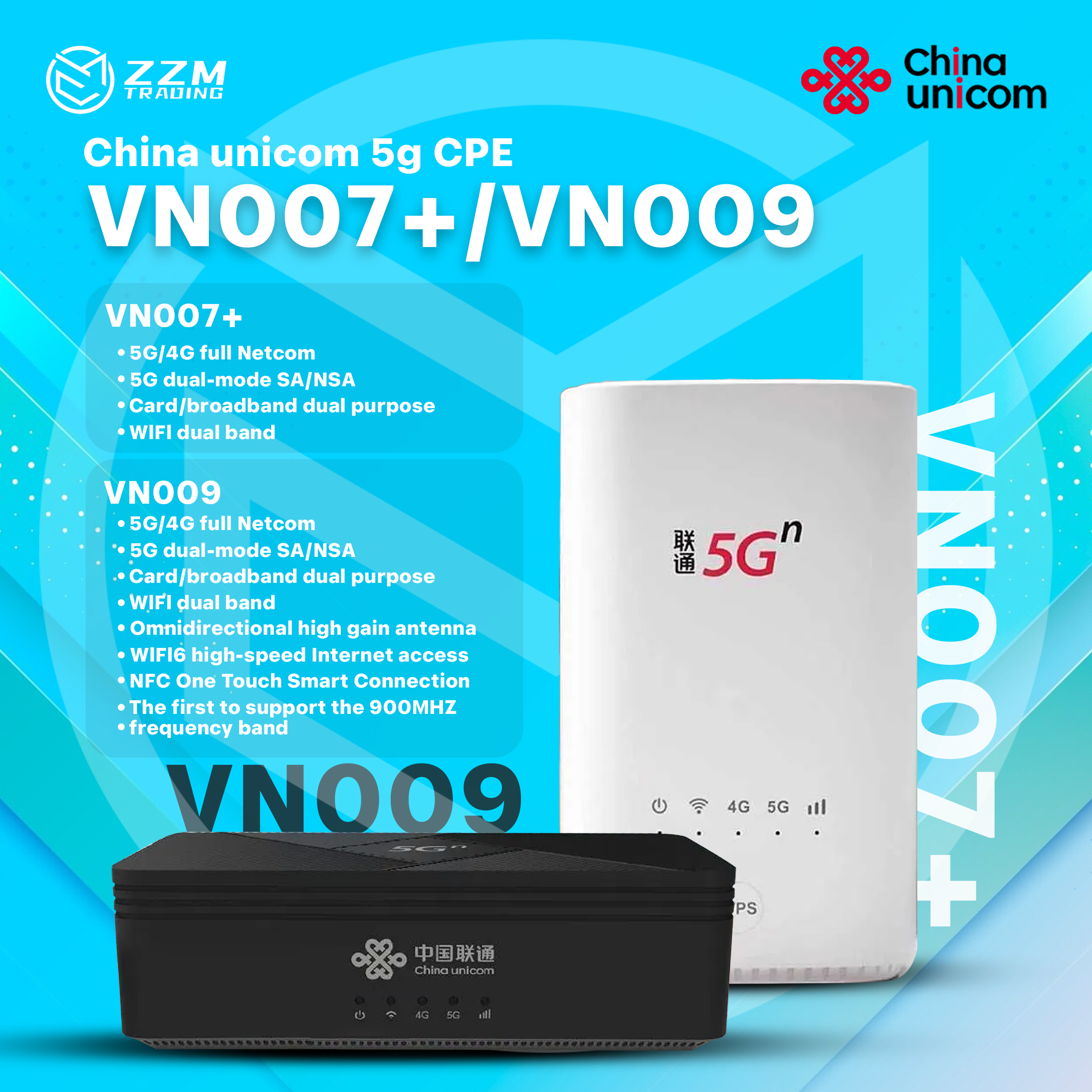 China Unicom 5G CPE VN007+ |...