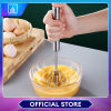 Home Zania Kitchen Semi Automatic Whisk Stainless Steel Egg Beater Manual Mixer Kitchen Tool