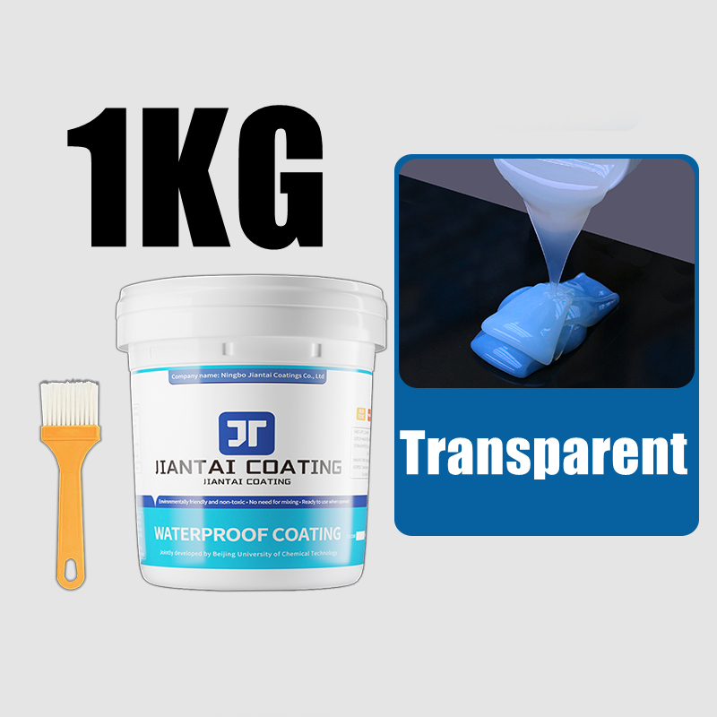 🔥Free Brush🔥Super Waterproof Glue Sealant 300ml/1000ml Repair Roof,Wall Cracks,Fish Pond,Swimming Pool,Leaks Grey/Transparent/White/Black/Blue Water Proof Glue Sealant Waterproof Roof Leak Concrete Water Proofing Sealant Paint - Image 2