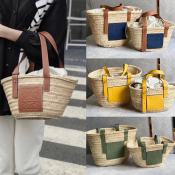 Loewe Straw Vegetable Basket Tote - Summer Bestseller