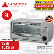 HANABISHI 9L Electric Oven Toaster With Baking Tray & Wire Rack