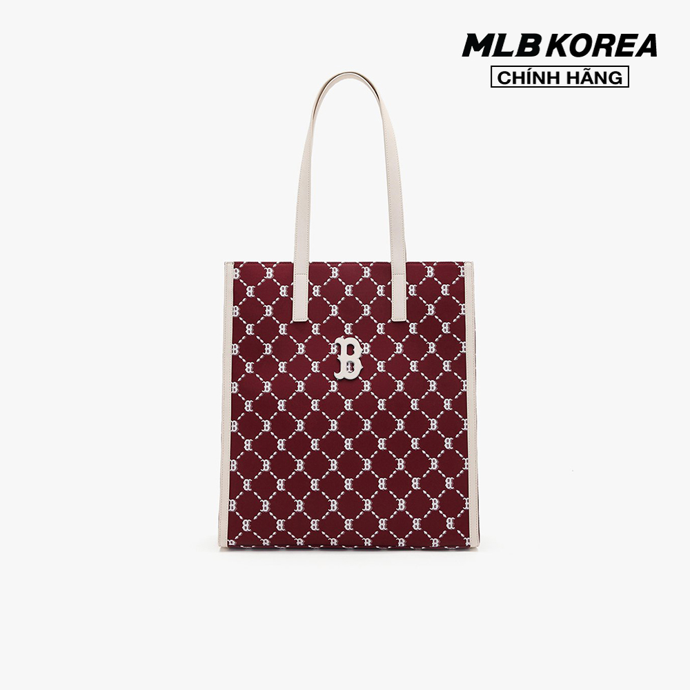MLB Korea - Gradient Monogram Coated Canvas Large Tote Bag La Dodgers
