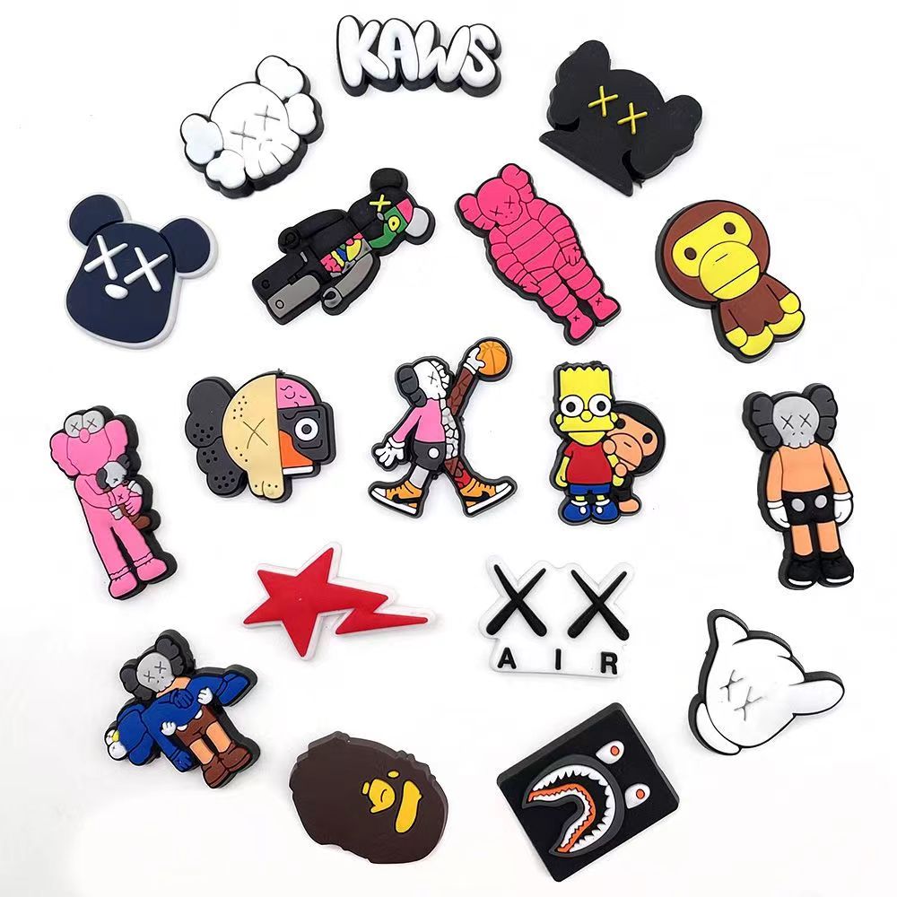 RARE KAWS Croc Pvc Pins, Kaws Croc Charms, Kaws Pins, Kaws