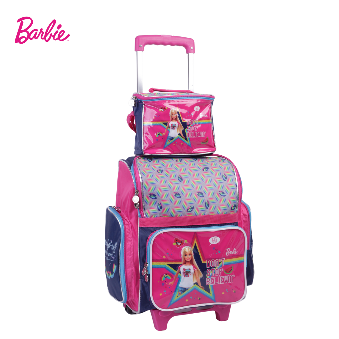 Gim Think Sweet Trolley Bag + GIFT Barbie Doll