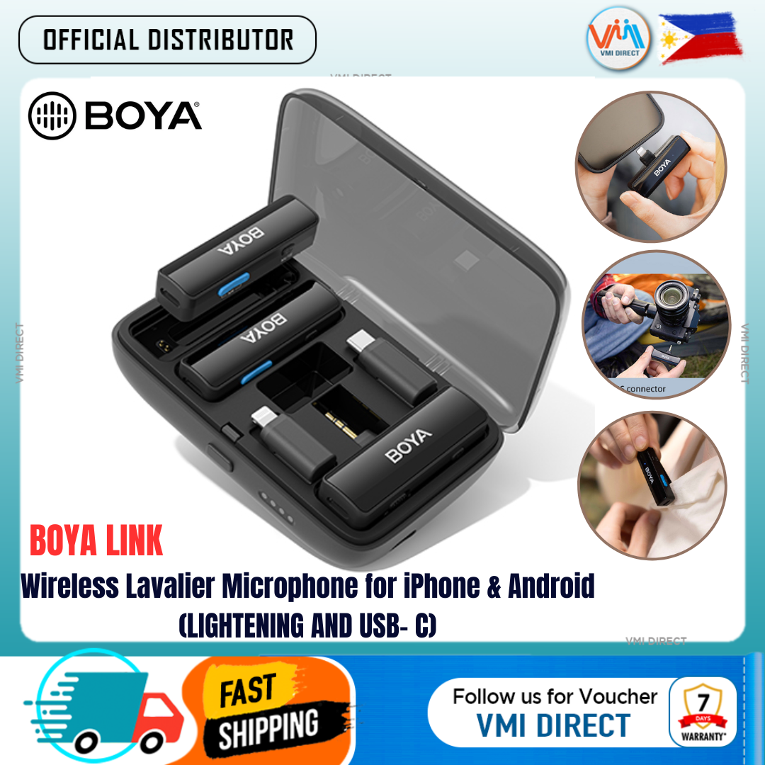 BOYA Store - Buy BOYALINK 2.4GHz Wireless Lavalier Microphone System