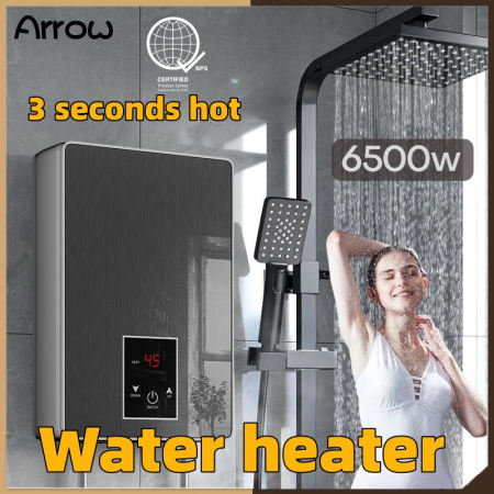 Arrow 6500W Electric Instant Water Heater with LED Display