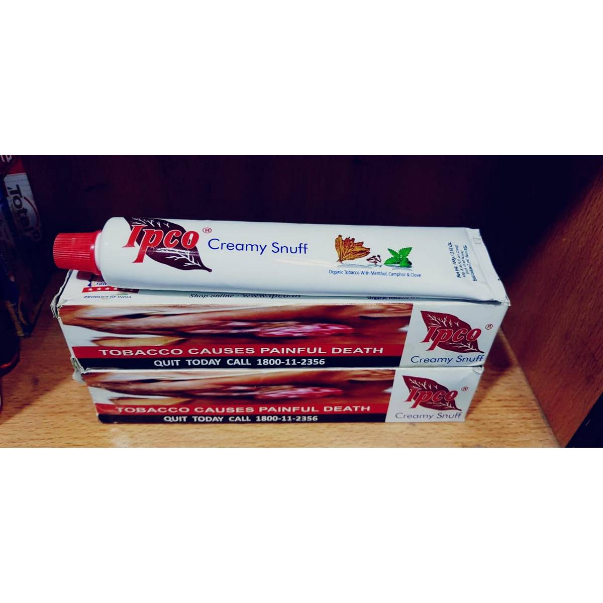 ipco tobacco toothpaste IPCO Creamy Snuff is a tobacco product and not a Medicine or Oral care  product Taste Of India Tobacco Product Smoking Oral Care Alternative -  Lazada
